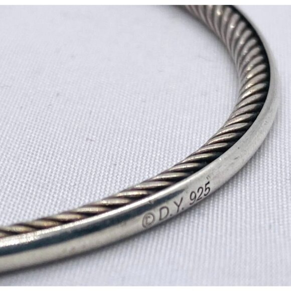 David Yurman Confetti Bangle Diamond Bangle Sterling Silver 925 - Picture 9 of 10